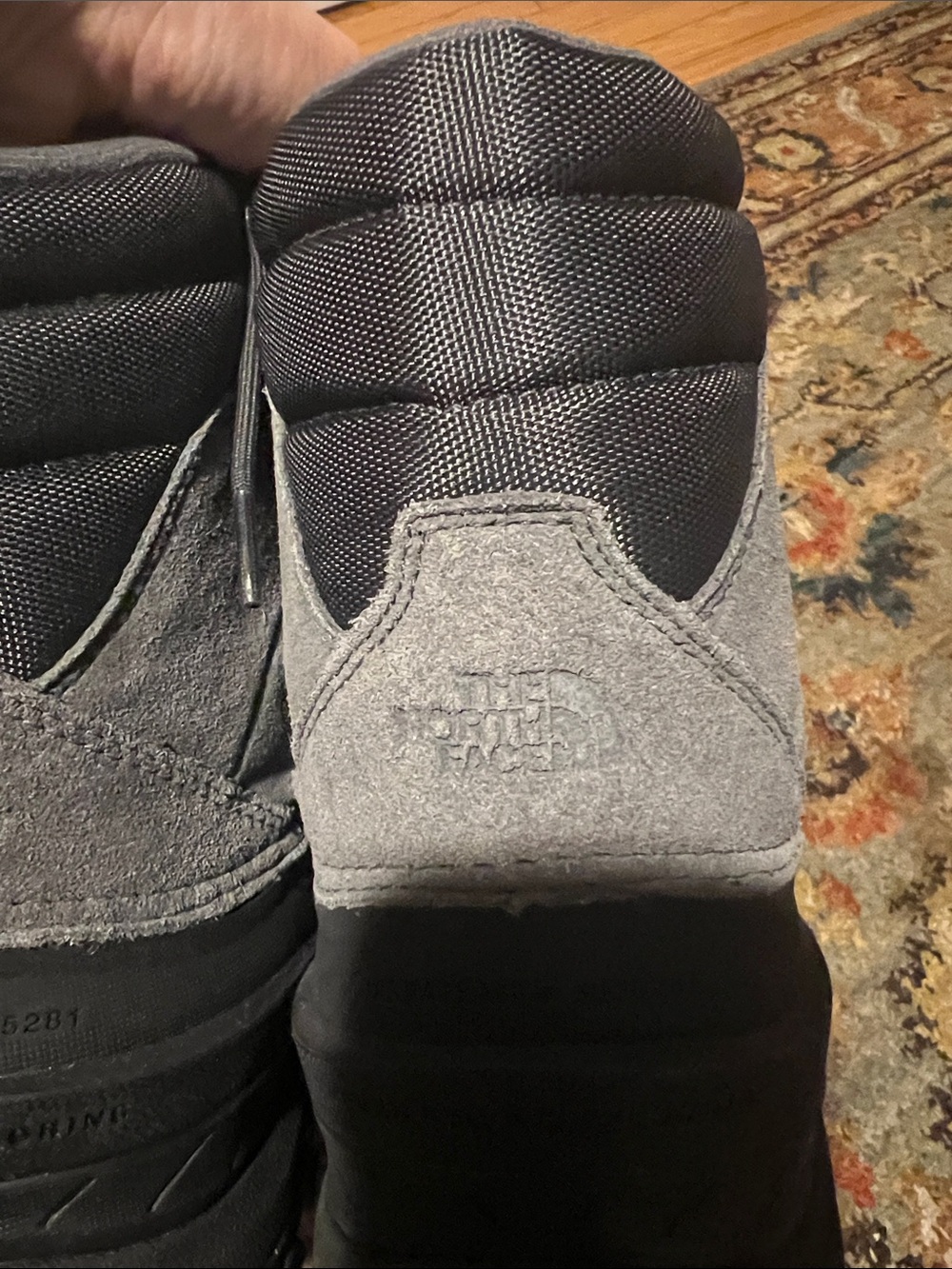 The North Face Gray and Black Insulated Lace-Up Winter Boots - Picture 5 of 5